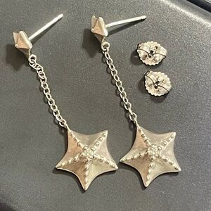 Tiffany & Co. Silver Starfish Earrings